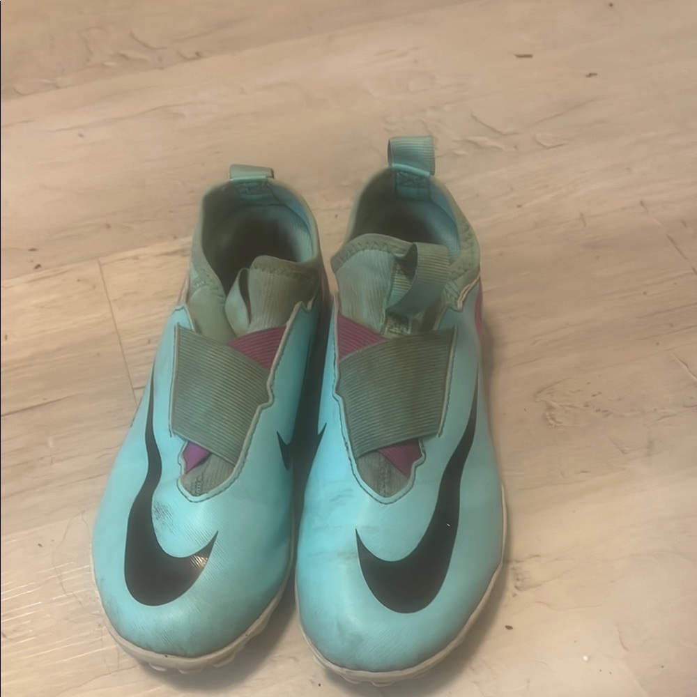 Nike Blue and Black Slip-On Sneakers